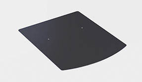Bosca Black Steel Wall Ash Hearth