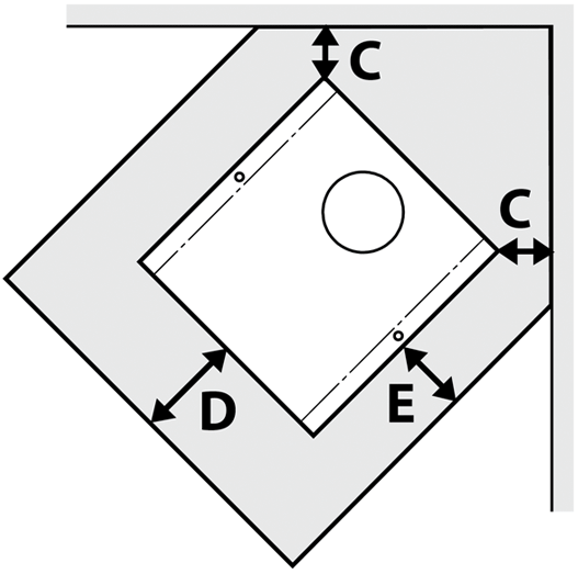 Bosca Limit 380 Corner Installation