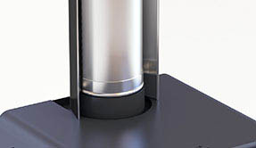 Stainless Steel Bosca Wood Fire Flue