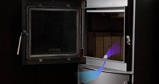Bosca Wood Fire Air Injection System