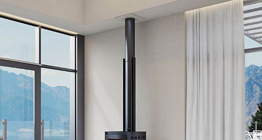 Bosca Wood Fire Flue Options